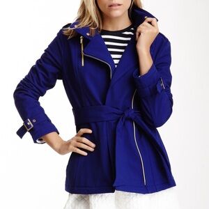 Kenneth Cole Reaction Royal Blue Pea Coat